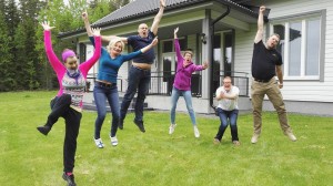 Projektitiimi on valmiina! (Kuva: Perttu Poikonen)