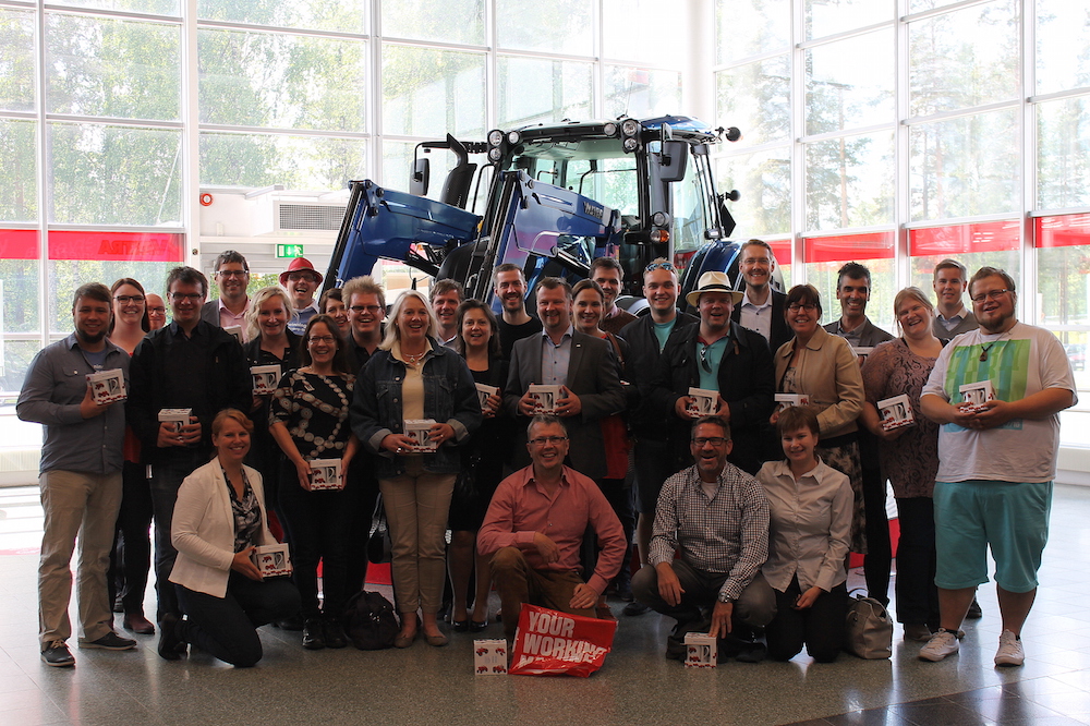 Company visit at Valtra