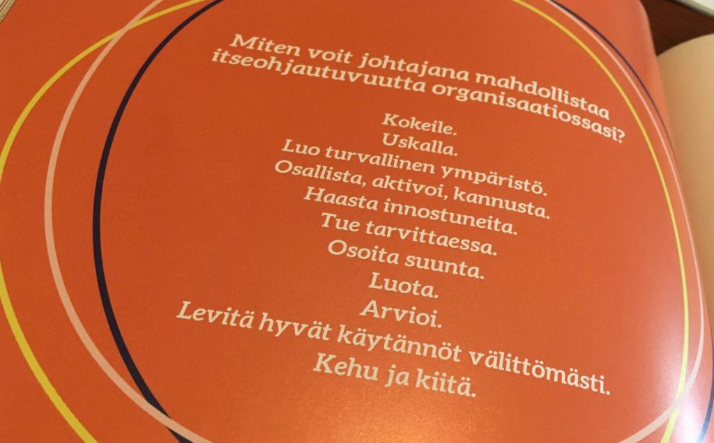 Itseohjautuvuuteen tuetaan positiivisuuden kautta